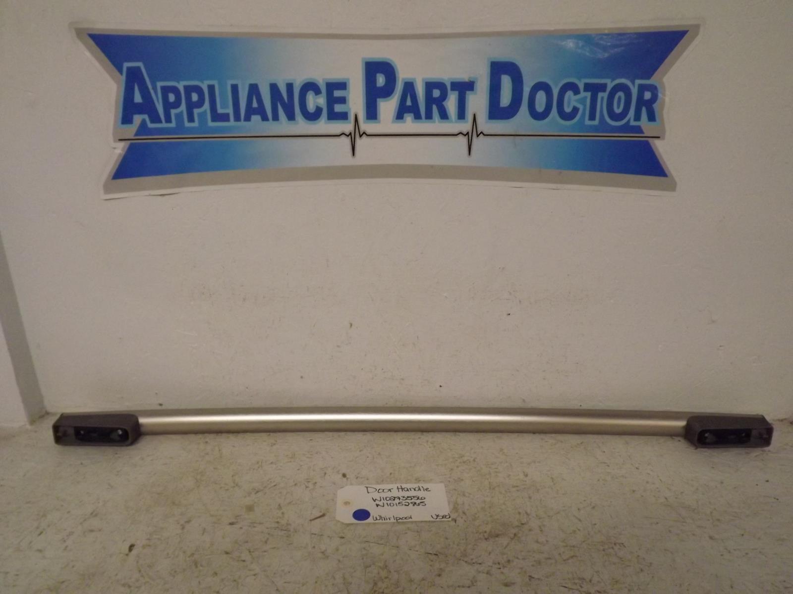 Whirlpool Refrigerator W10273556 W10152865 Door Handle Used Whirlpool Refrigerator W10273556 W10152865 Door Handle Used